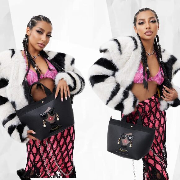 Crossbody Satchel Purses For Trendy Vegan Textured Strap Satchel For - Picture 2 of 9